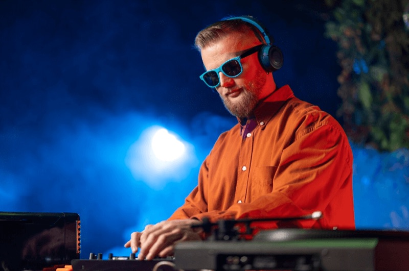 DJ performing live at an event